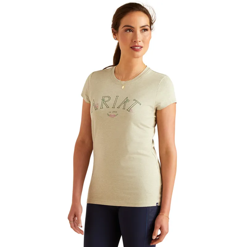 Ariat Women's Posey T-Shirt - Heather Laurel Green