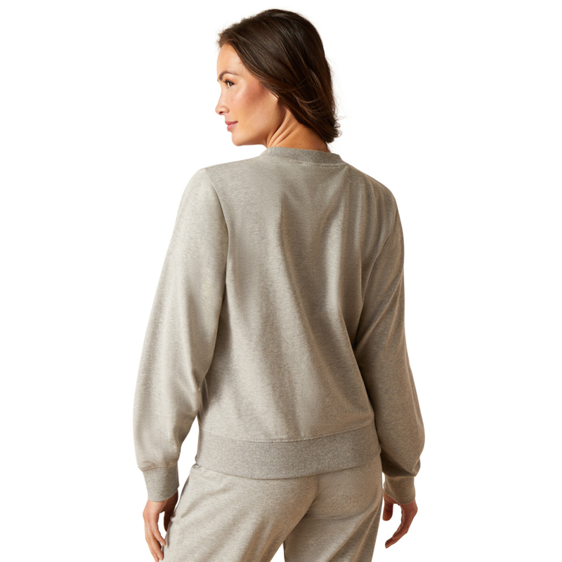Ariat Women's Memento Sweatshirt - Heather Grey-1