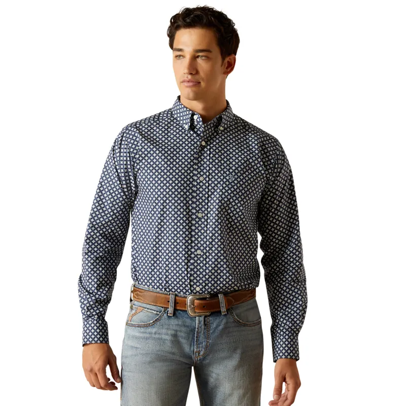 Ariat Men's Emile Fitted Shirt - Mood Indigo