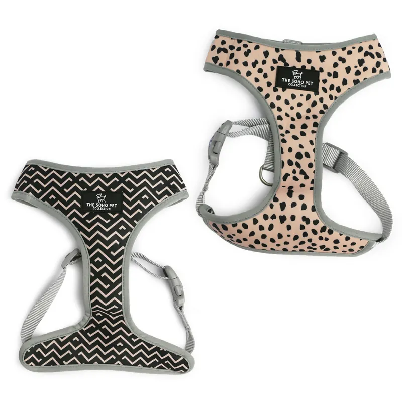 Ancol Soho Pet Harness Reversible - Dalmatian/Zig Zag