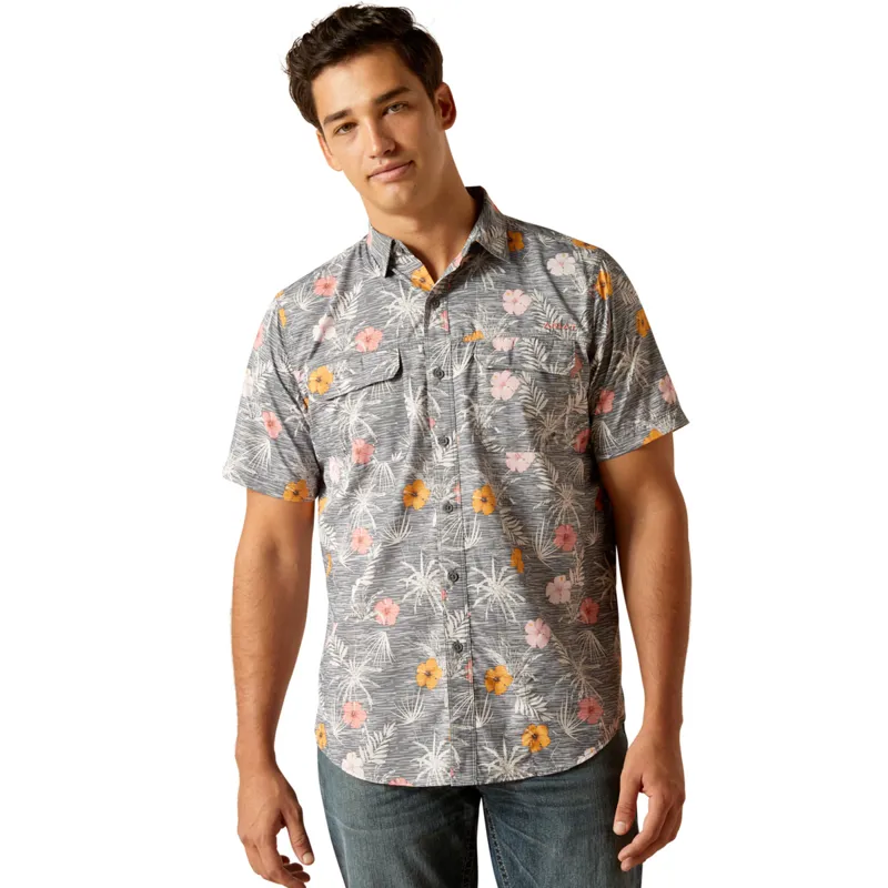 Ariat Men's VentTEK Outbound Fitted Shirt - Rabbit