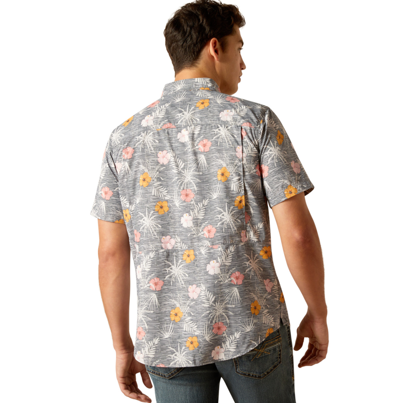 Ariat Men's VentTEK Outbound Fitted Shirt - Rabbit-1