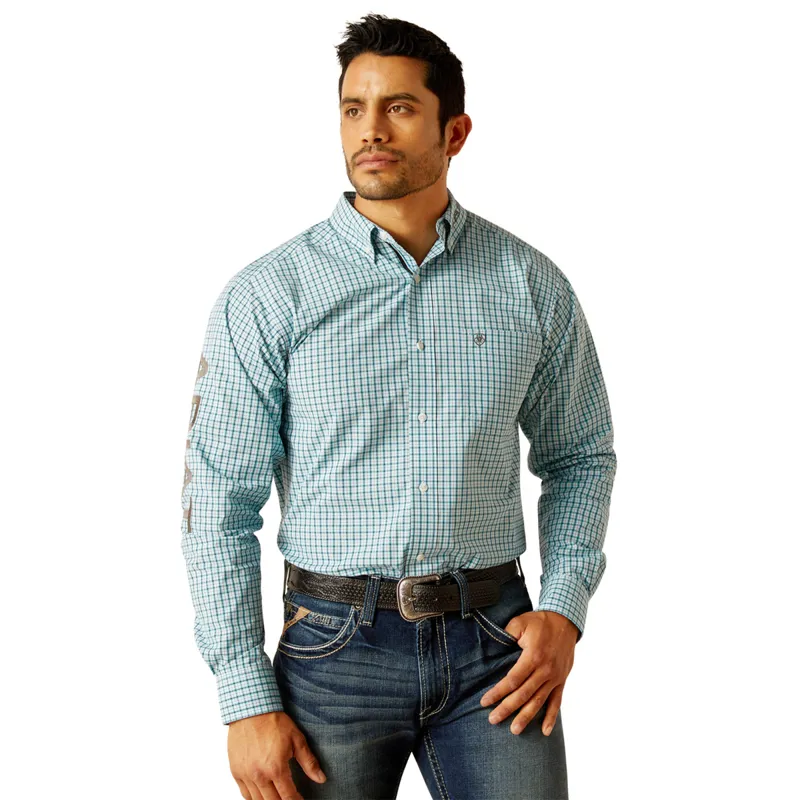 Ariat Men's Pro Series Team Graycen Fitted Shirt - White