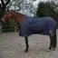 John Whitaker Jacob Lightweight 0g Turnout Rug - Navy/Orange