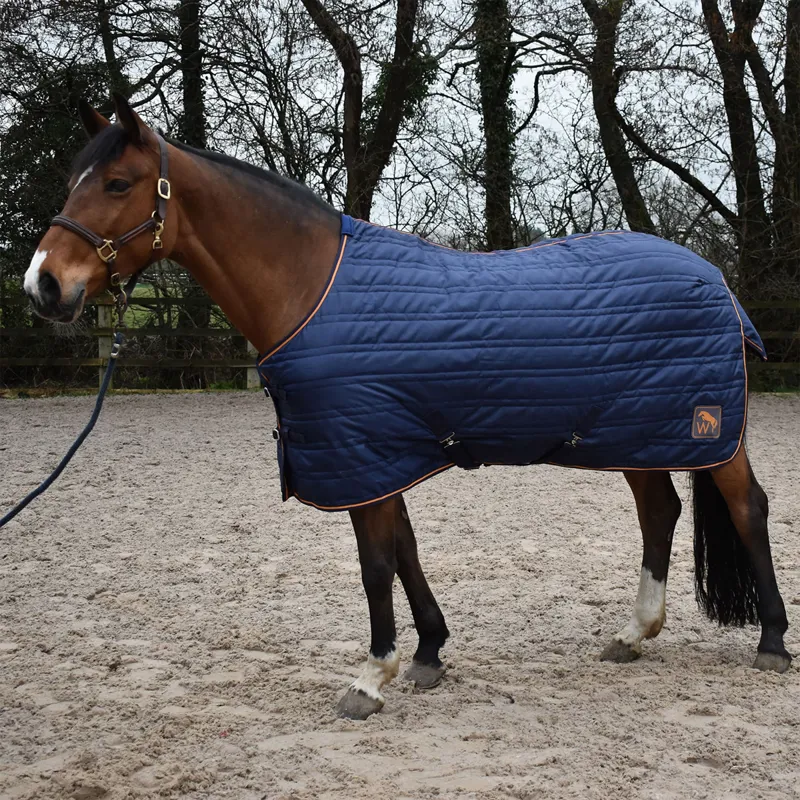 John Whitaker Pippa 100g Stable Rug - Navy/Orange