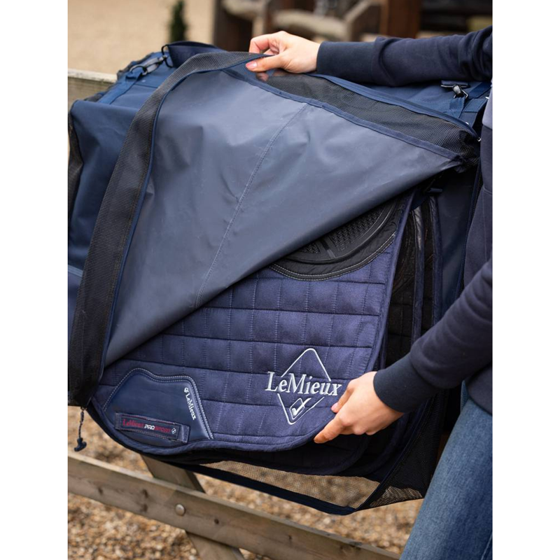 LeMieux Saddle Pad Carry Bag - Navy-2
