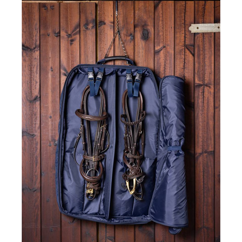 LeMieux Pro Twin Bridle Bag - Navy-1