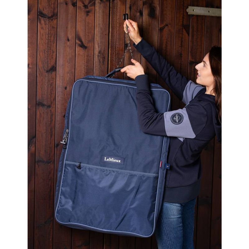 LeMieux Pro Twin Bridle Bag - Navy-3