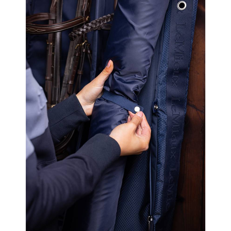 LeMieux Pro Twin Bridle Bag - Navy-5