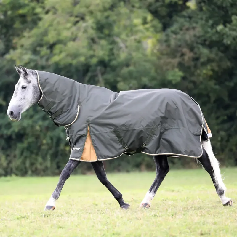 Shires Highlander Plus 50 Combo Turnout Rug - Green