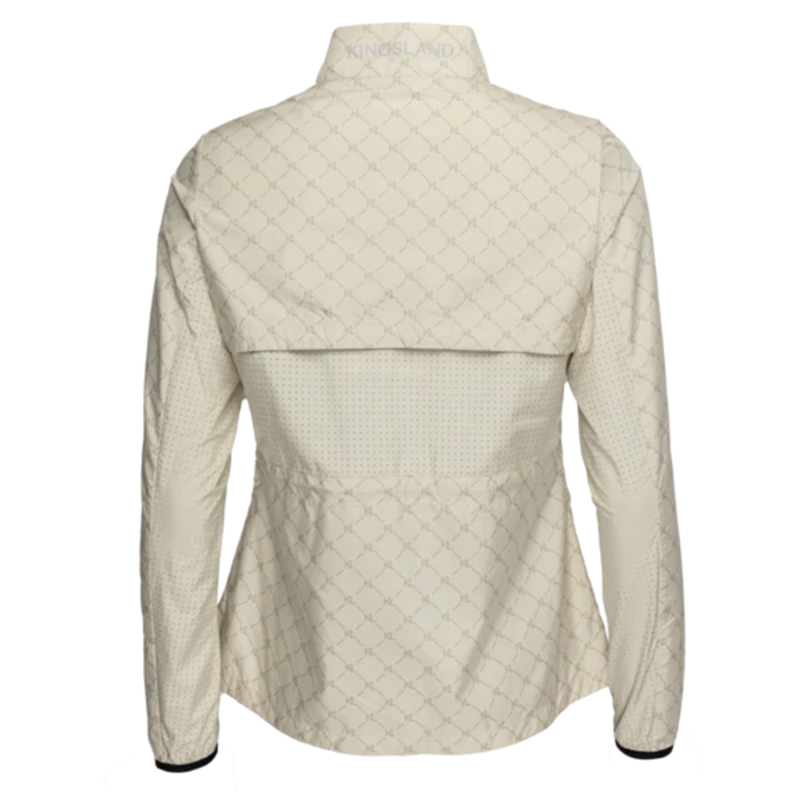 Kingsland KLJeanet Ladies Warm Up Jacket - Beige Cobblestone-1