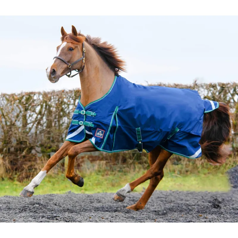 Mackey Keadeen Standard 100g Turnout Rug - Navy/Grey/Hunter
