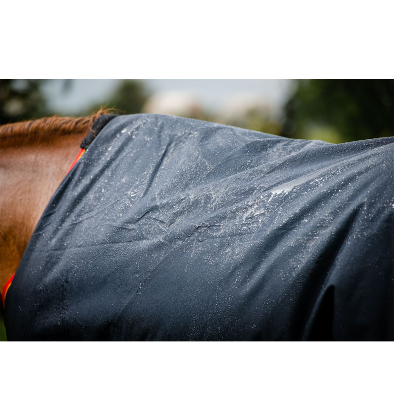 Equi-Sential Light Turnout Rug - Navy/Red-1