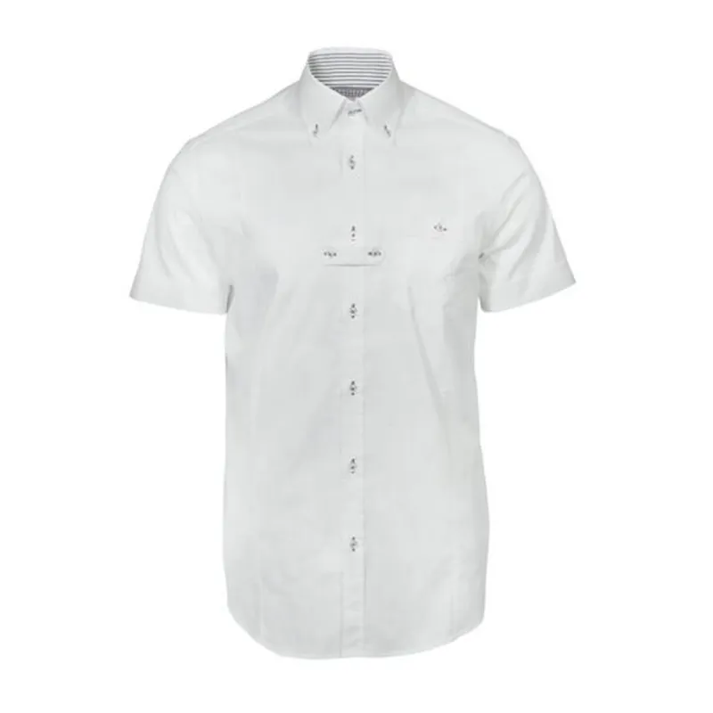 Schockemohle Men's Stan Show Shirt - White