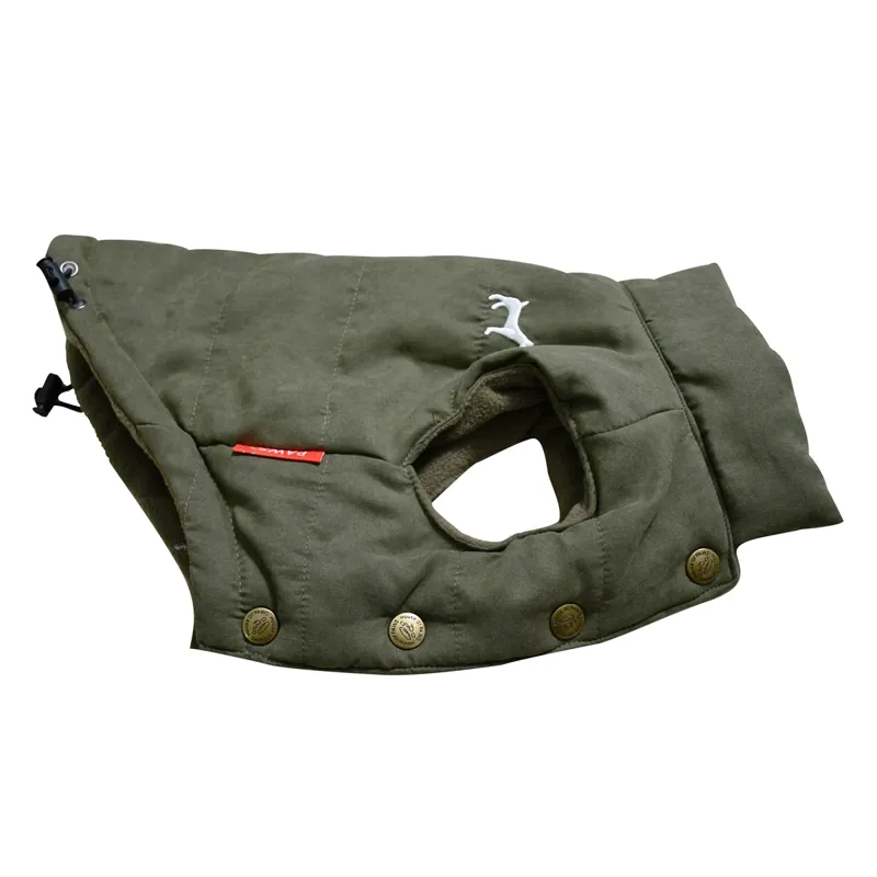 House of Paws Fleece Lined Gilet - Green