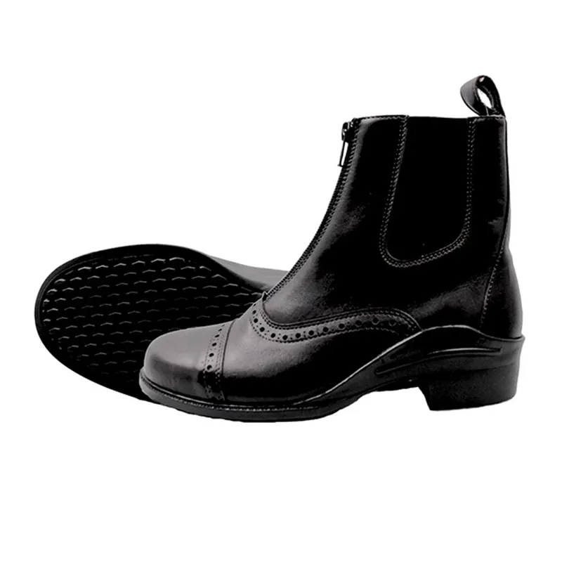 Mackey Beech Zip Jodhpur Boots - Black