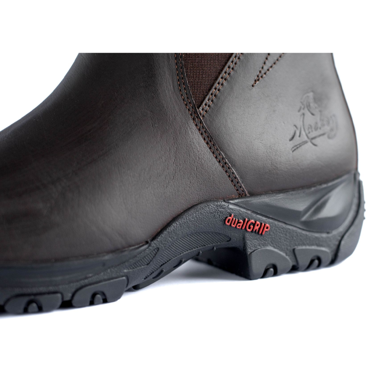 Mackey Safety Boots - Brown-2