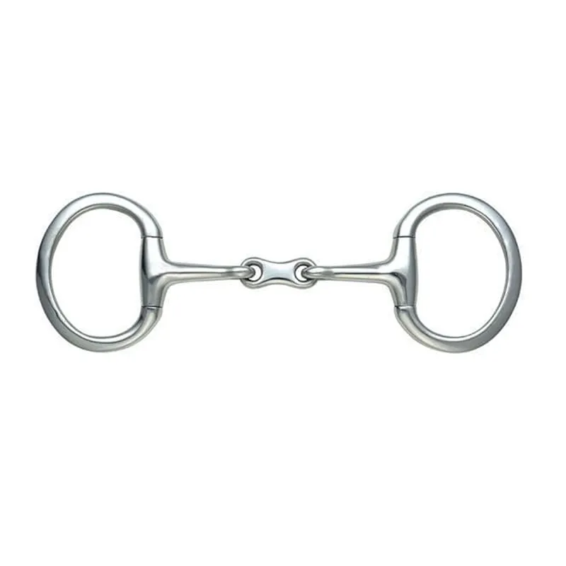 JHL Pro Steel French-Link Eggbutt Snaffle