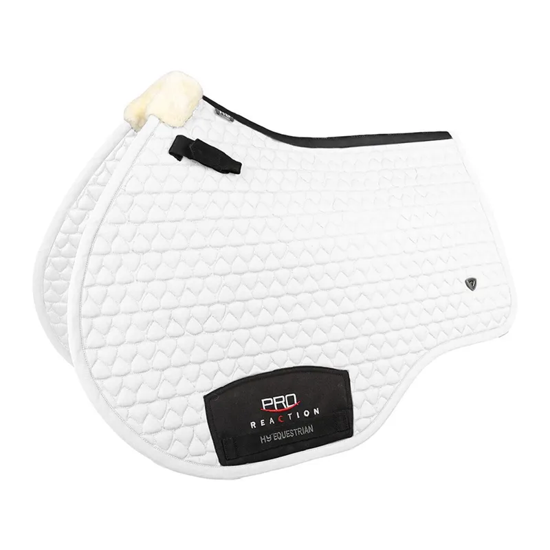 Hy Equestrian Pro Reaction Close Contact Saddle Pad - White