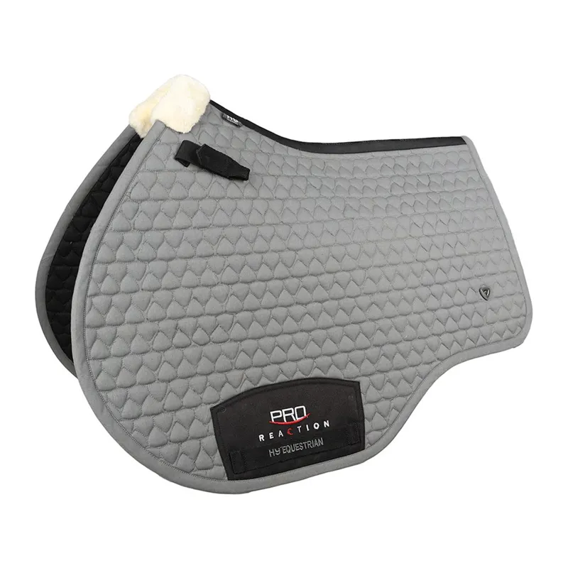 Hy Equestrian Pro Reaction Close Contact Saddle Pad - Grey