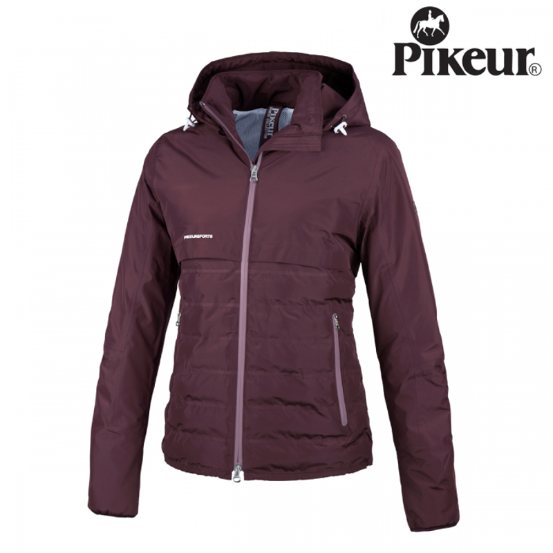 Pikeur Bonija Ladies Quilted Jacket - Light Aubergine-1