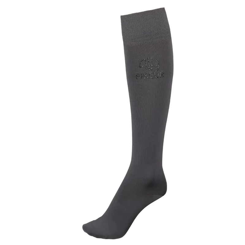 Pikeur Athleisure Ladies Long Riding Socks - Anthracite