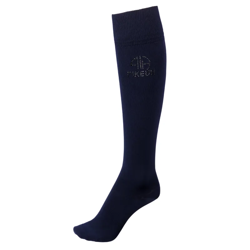 Pikeur Athleisure Ladies Long Riding Socks - Night Blue