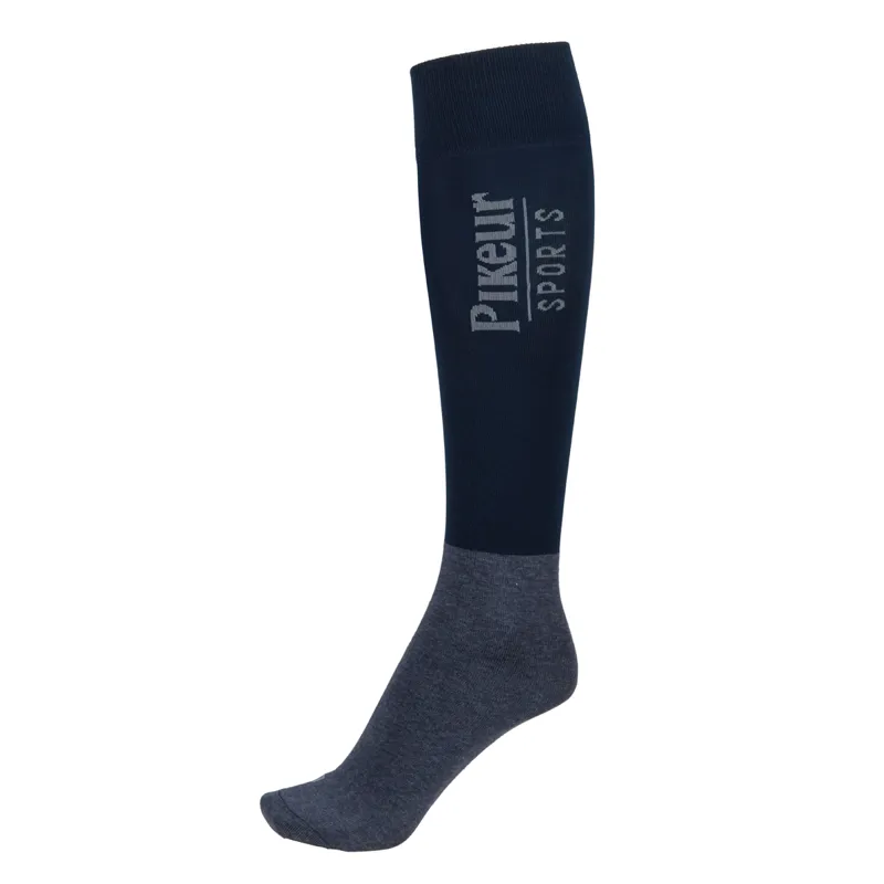 Pikeur Sports Long Riding Socks - Night Blue