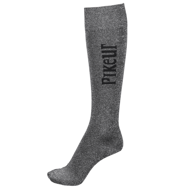 Pikeur Sports Lurex Long Riding Socks - Deep Grey 