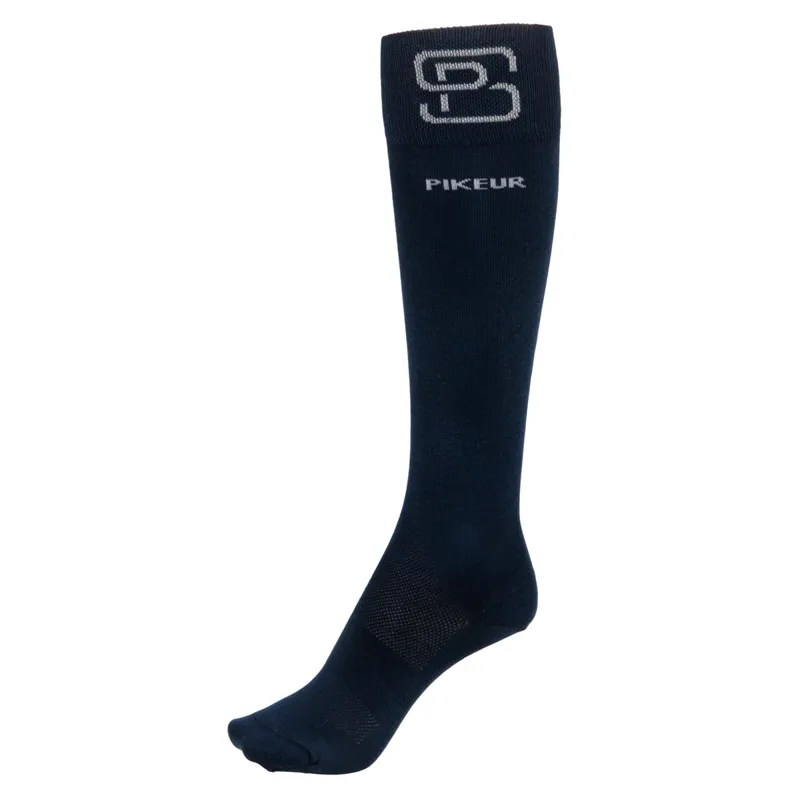 Pikeur Sports Mesh Long Riding Socks - Night Blue 