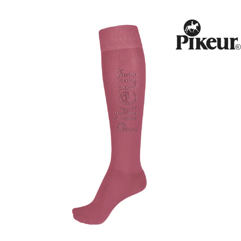Pikeur Knee Socks RHINESTONES  473100 318 730 - Rose