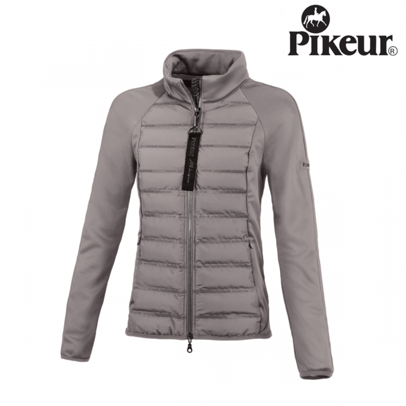 Pikeur Lien Material Mix Ladies Jacket - Light Taupe-1