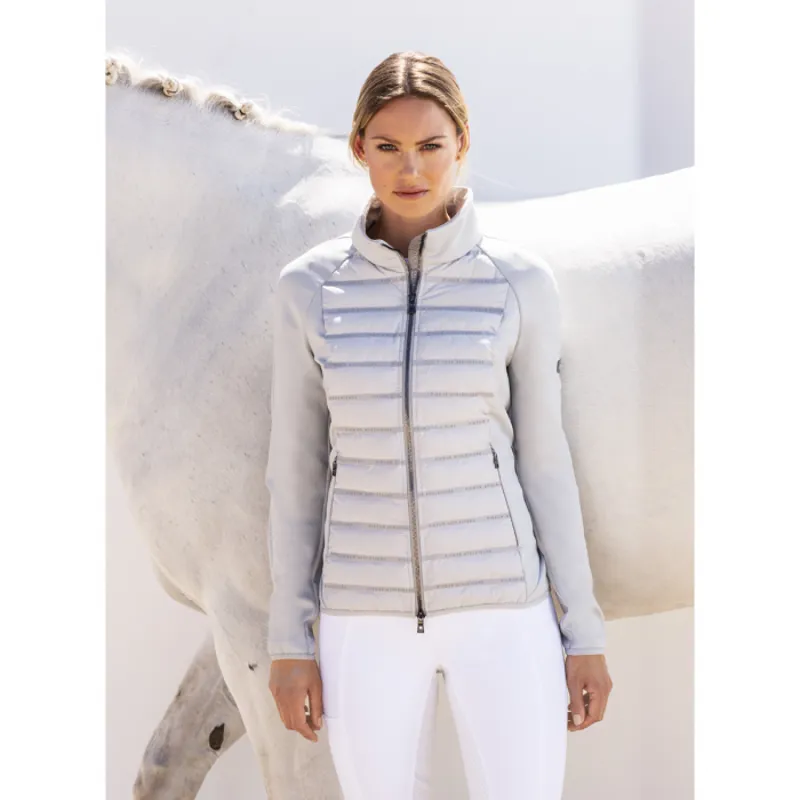 Pikeur Lien Material Mix Ladies Jacket - Light Taupe
