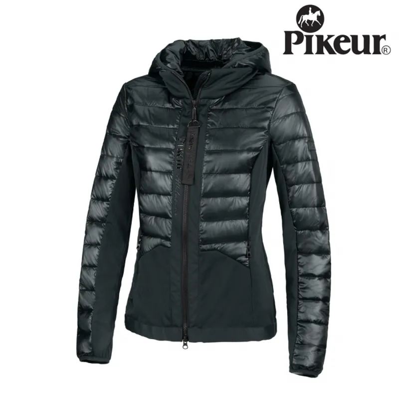 Pikeur Leyla Hybrid Ladies Quilted Jacket - Dark Green