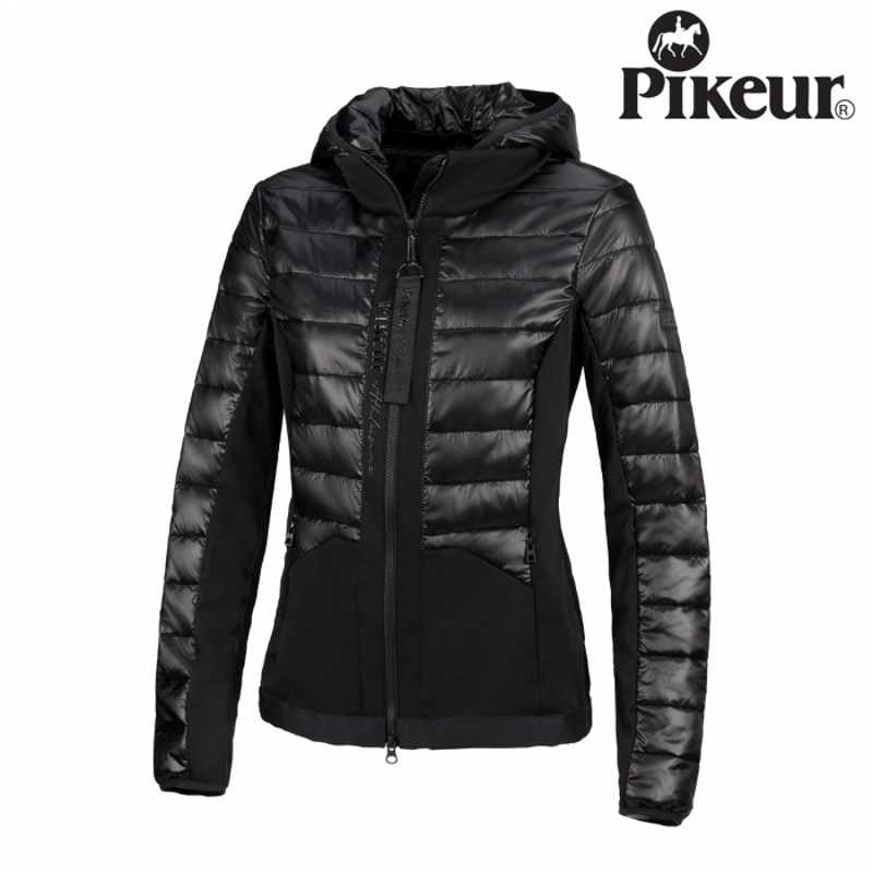Pikeur Leyla Hybrid Ladies Quilted Jacket - Black-2