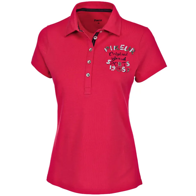 Pikeur Johanna Ladies Polo Shirt - Berry
