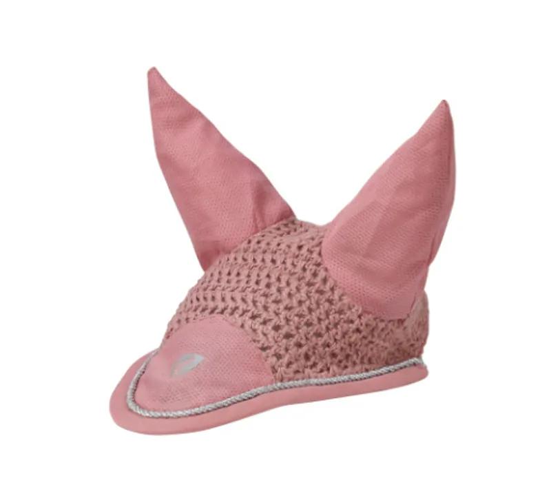 Hy Equestrian Synergy Fly Veil - Rose/Silver