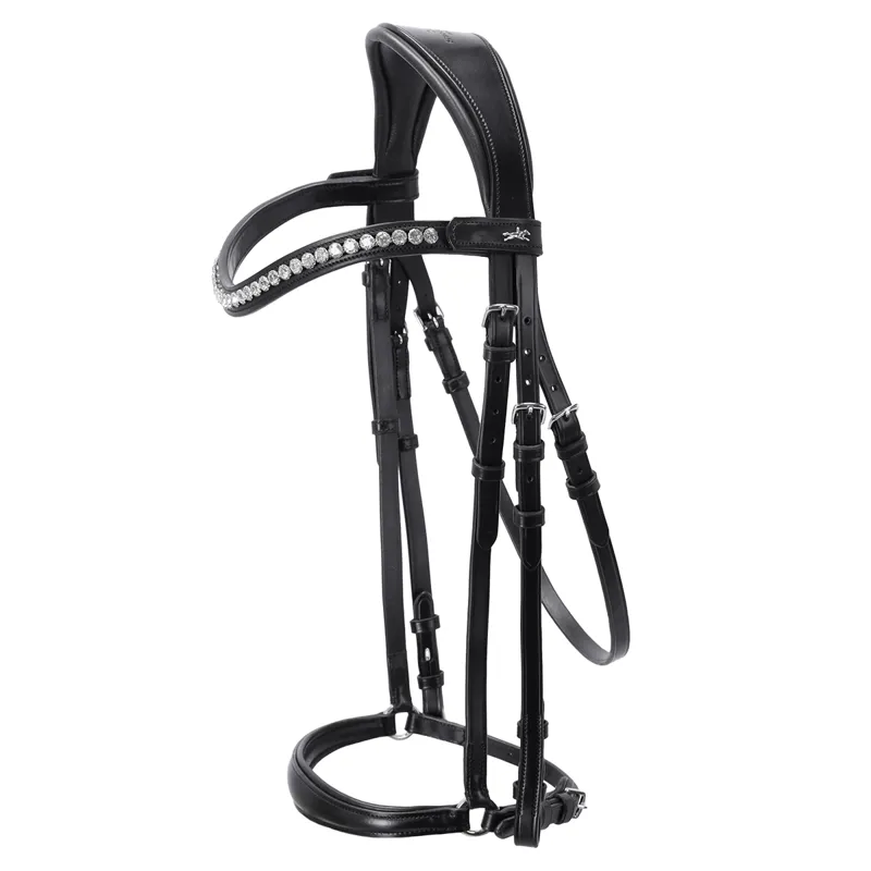 Schockemohle Pisa Bridle - Black/Silver
