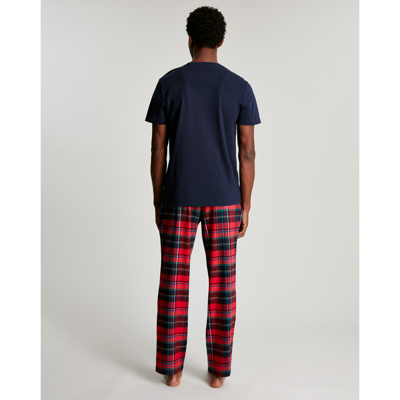 Joules Christmas Men's Goodnight Nightwear Set - Xmas Dog-2