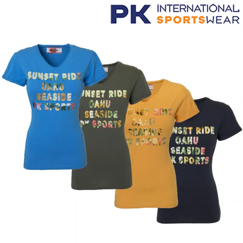 PK International Graziano Ladies T-Shirt - French Blue