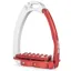Tech Stirrups Venice Plus Evo - Silver/Red