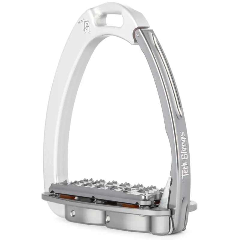 Tech Stirrups Venice Plus Evo - Silver/Titanium