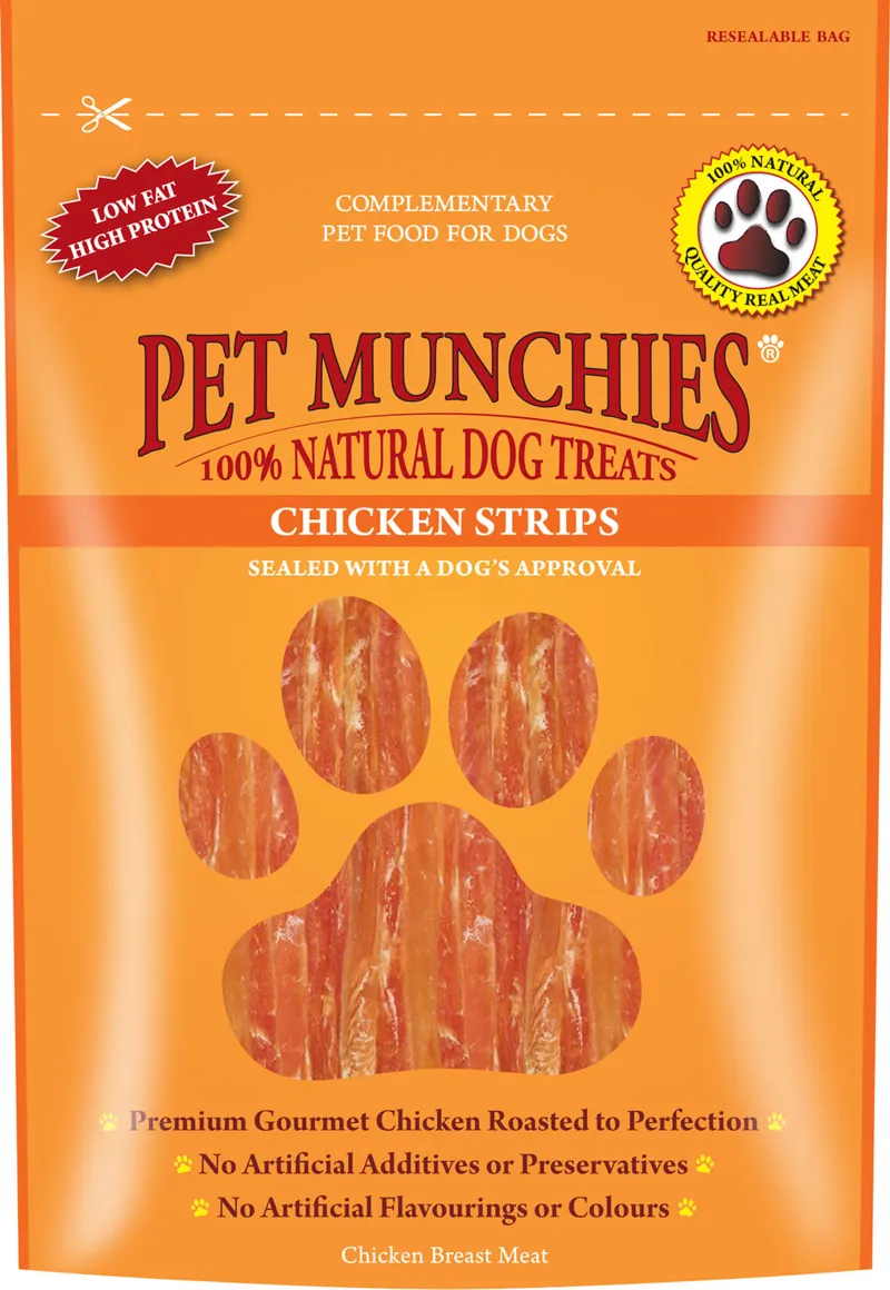 Pet Munchies Chicken Strips - 90g