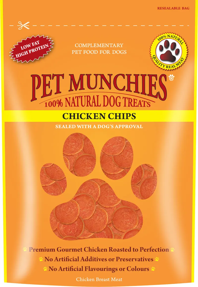 Pet Munchies Chicken Chips - 100g