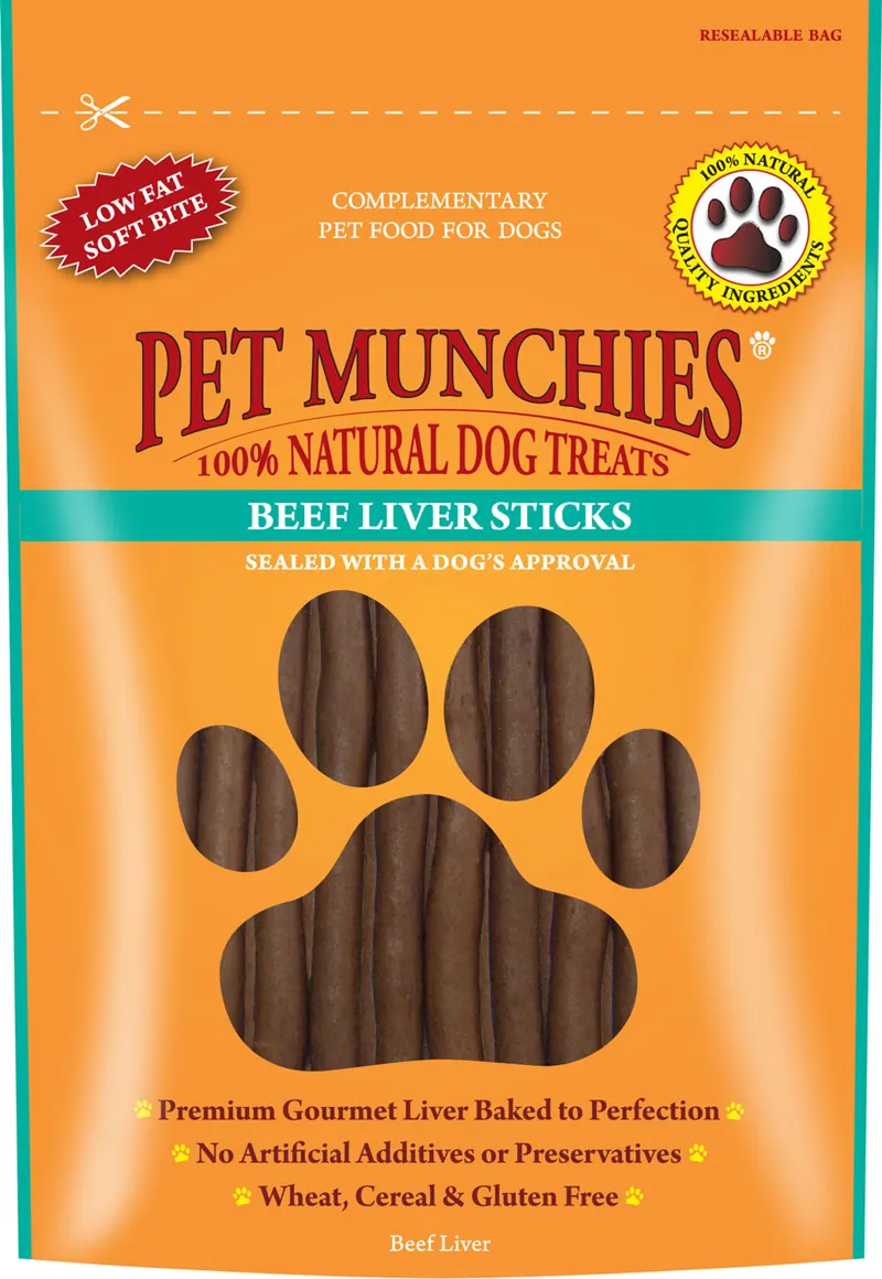 Pet Munchies Beef Liver Sticks 