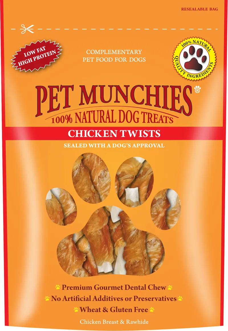 Pet Munchies Chicken Twists - 80g