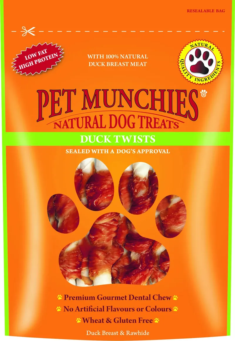 Pet Munchies Duck Twists - 80g