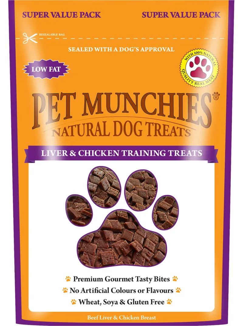 Pet Munchies Training Treats Liver And Chicken - 150g