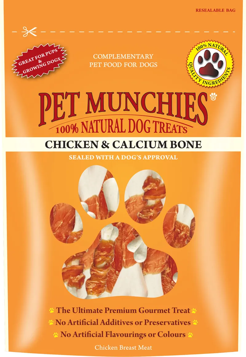Pet Munchies Chicken And Calcium Bone - 100g