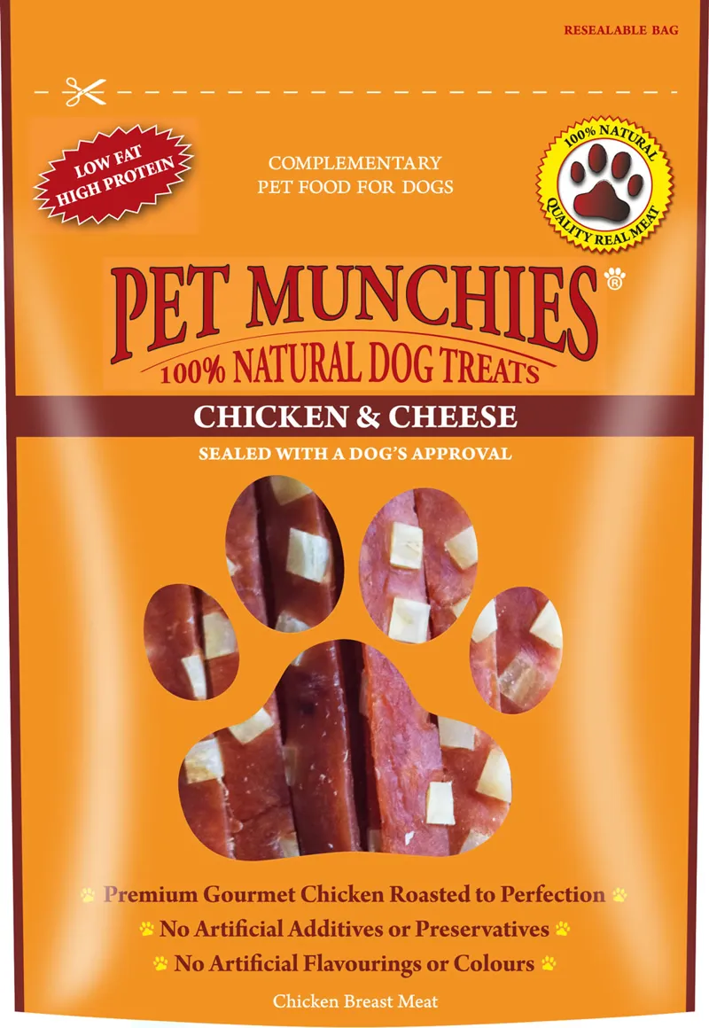 Pet Munchies Chicken And Cheese - 100g